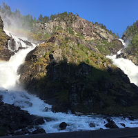 Låtefossen Waterfall