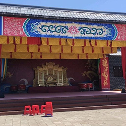 赫图阿拉城景区满族歌舞表演