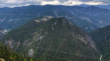 香格里拉大峡谷观景台