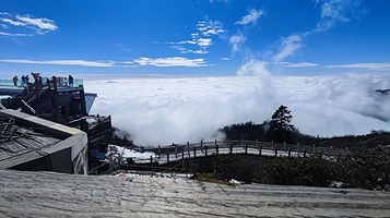 西岭雪山景区-后山