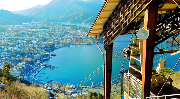 河口湖富士山全景缆车