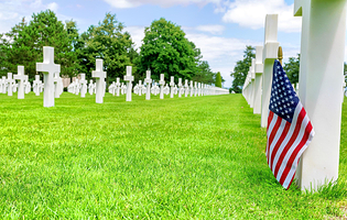 奥马哈海滩美军阵亡将士公墓