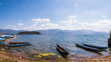江川抚仙湖孤山风景区