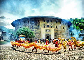 洪坑土楼民俗文化村