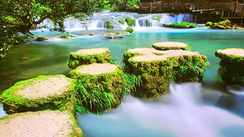 六十八级跌水瀑布