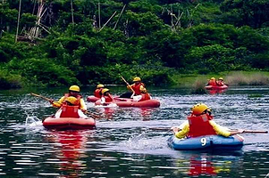蛟河龙凤山庄漂流