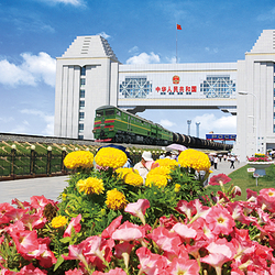 满洲里国门景区