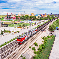 满洲里国门景区