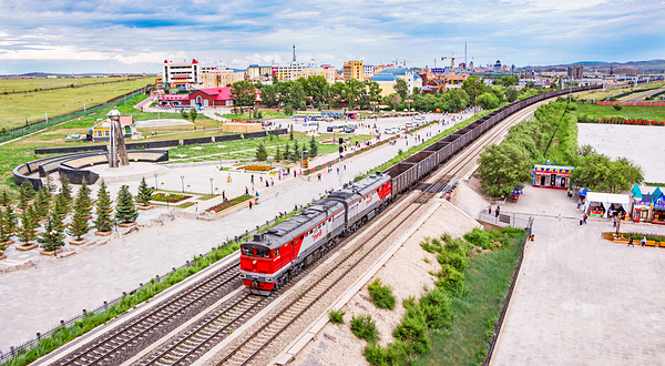 满洲里国门景区