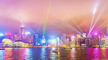 《幻彩咏香江》灯光表演