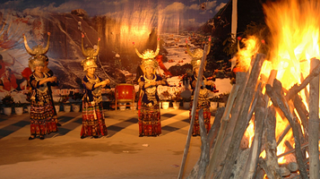 福地洞天篝火晚会