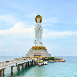 南山海上观音