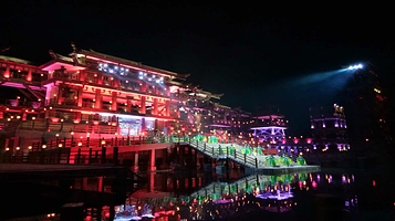 大型山水实景演艺《烽烟三国》