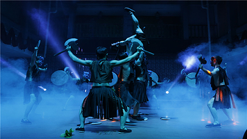 《梦幻沱江篝火晚会》演出