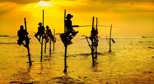 科格勒高跷渔民