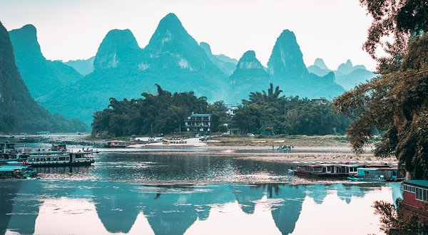 漓江风景区-黄布倒影