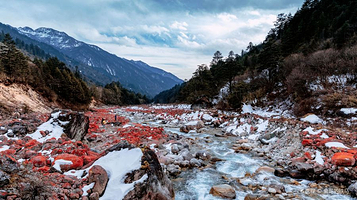 海螺沟冰川森林公园-雅家埂红石滩