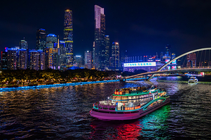 珠江夜游大沙头码头