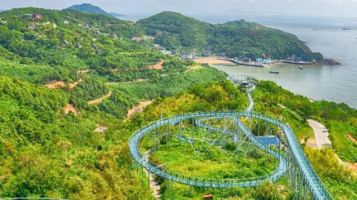 玉环炮台滨海高空漂流