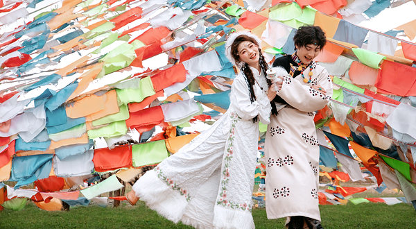 玉龙雪山有风牧场