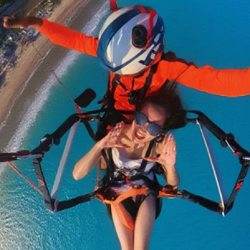 汕尾金町湾海景滑翔伞基地