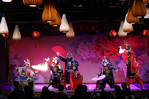 盖碗儿梨园•川剧变脸吐火表演剧院•非遗传承展示基地(天府广场店)