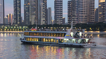 夜游长江·黄鹤楼号游船(江城楼船)