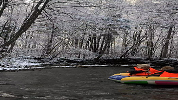 长白山天池雾凇第一漂