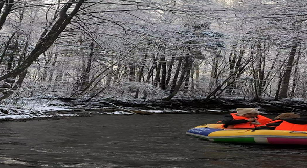 长白山天池雾凇第一漂