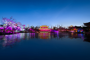 上海世博文化公园·申园满庭芳主题光影秀