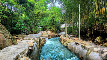 石马花溪漂流