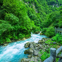 二郎山喇叭河风景区