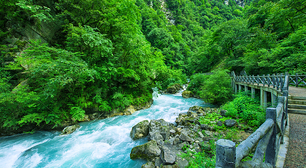 二郎山喇叭河风景区