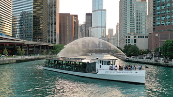 城市游船芝加哥河建筑午餐巡游