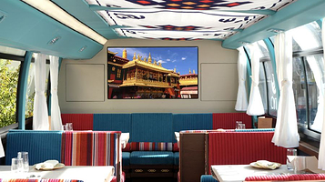 拉萨双层美食主题观光巴士