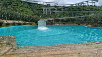 腾冲茶山高空玻璃漂流