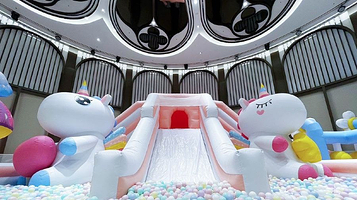 独角兽儿童气垫乐园