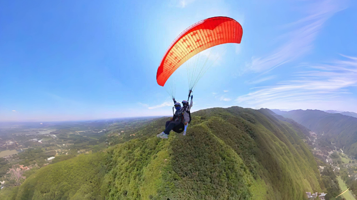 平顶山蜘蛛山滑翔伞飞行基地
