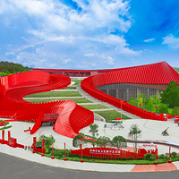 贵州长征文化数字艺术馆(红飘带)