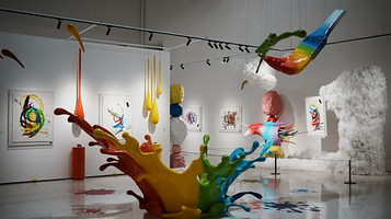 猪加索《谢谢你,色彩》画展无锡站