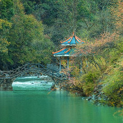 二郎山喇叭河风景区
