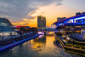 金鸡湖景区-中央河码头
