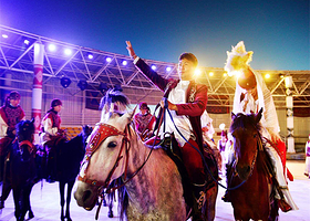 【新疆新源】哈萨克第一村《那拉提之夜》演出