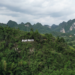 蓝洞瀑布咖啡主题园区