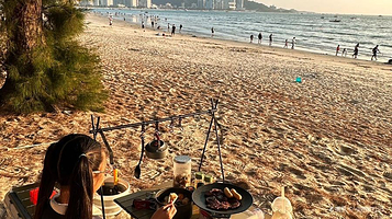 金海湾凤池岛沙滩