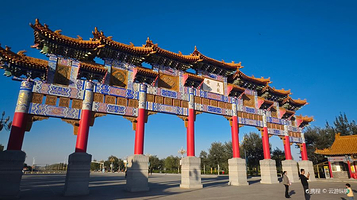 青铜峡黄河楼-牌楼