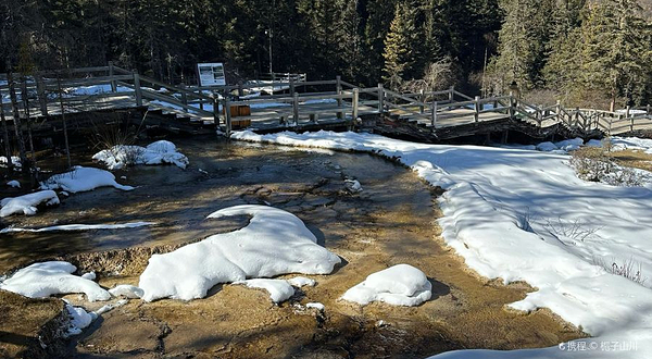 黄龙风景区五彩池-观景台