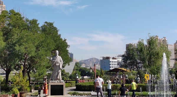 兰州水车博览园-喷泉