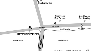 惠比寿屋人力观光车 京都岚山总本店