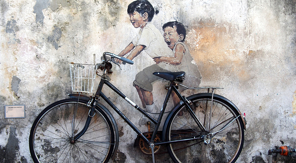 槟城街头艺术街区